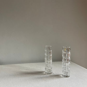 Crystal bud vases