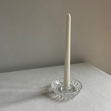 Glass candle holder