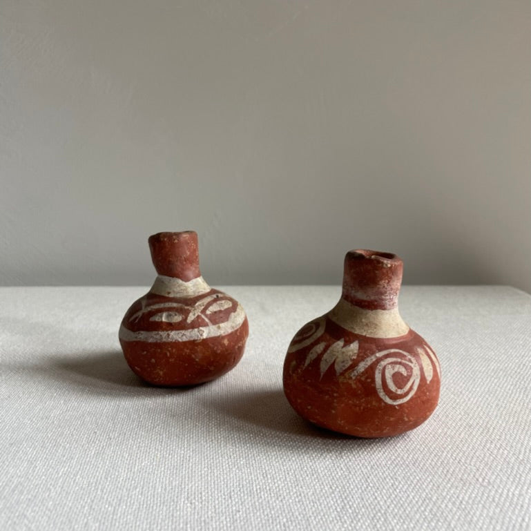 Primative Mexican clay pinch pots