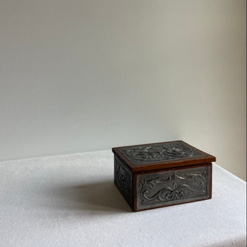 Wood & tin box