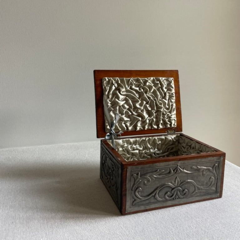 Wood & tin box