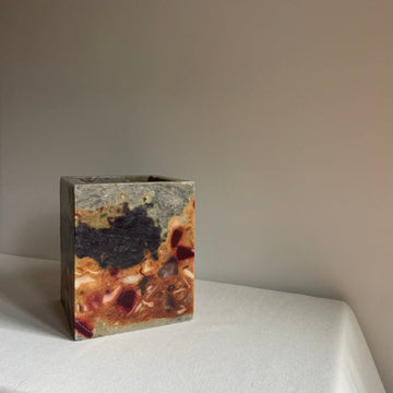 Vintage Arhaus recycled wax vase