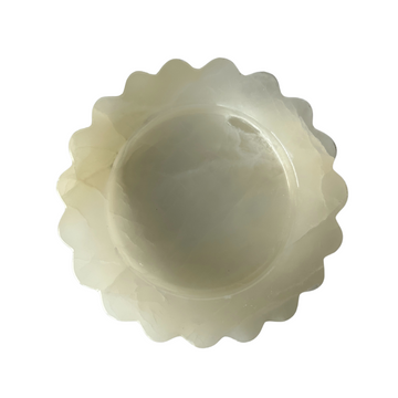 Flor catchall - white onyx
