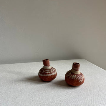 Primative Mexican clay pinch pots