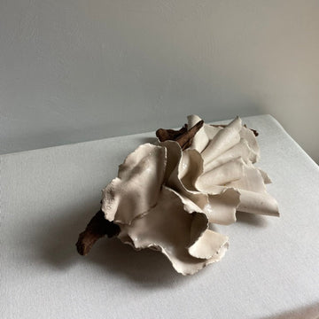 Organic wood & clay sculpture