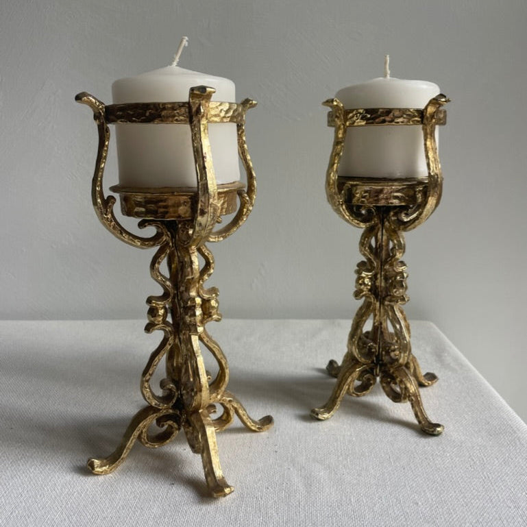 Goblet candle holders