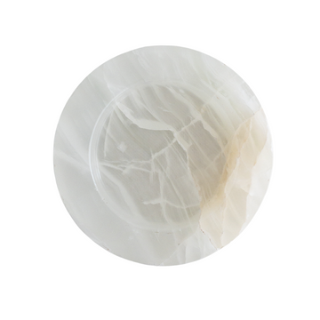 Sol catchall - white onyx