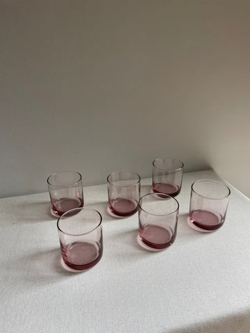 Purple glasses (set of 6)