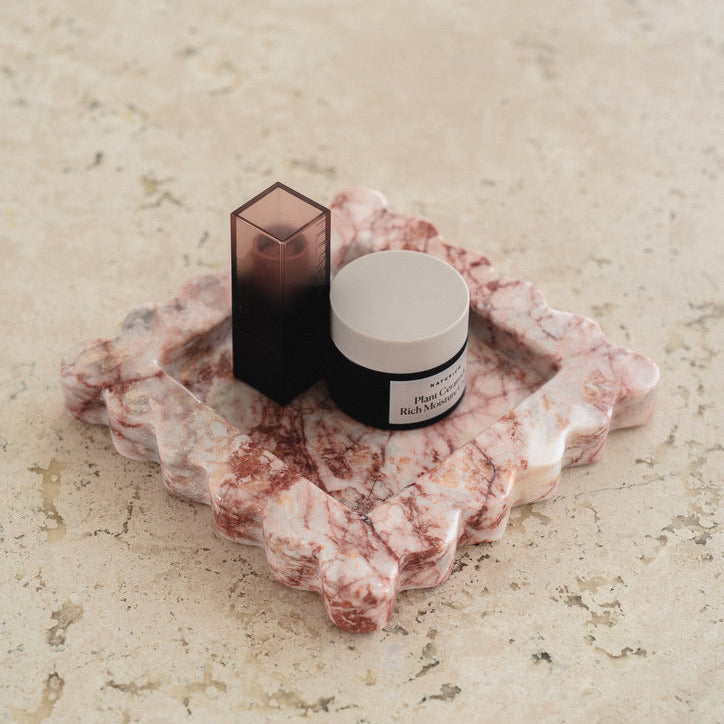 Onda catchall - pink marble