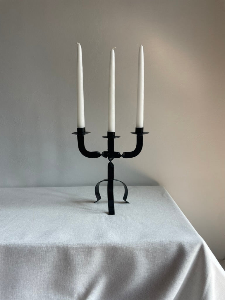 Vintage metal candlestick