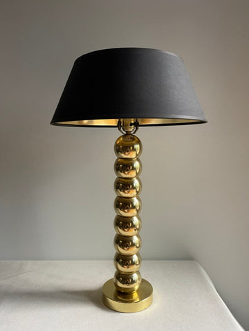 Gold & black table lamp