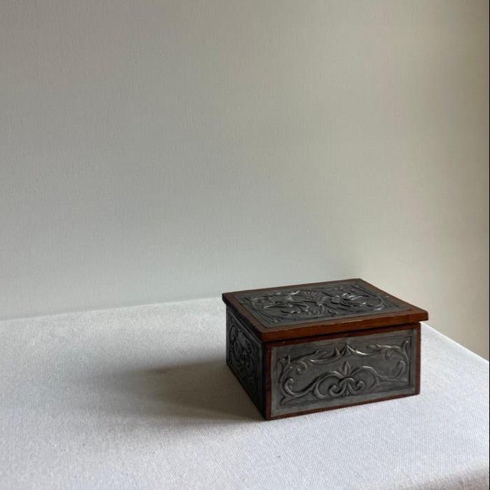 Wood & tin box