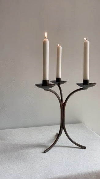 Vintage metal candle stick