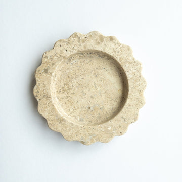 Flor catchall - travertine