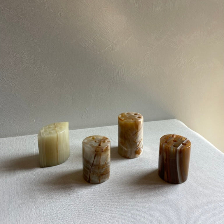 Onyx pencil holders