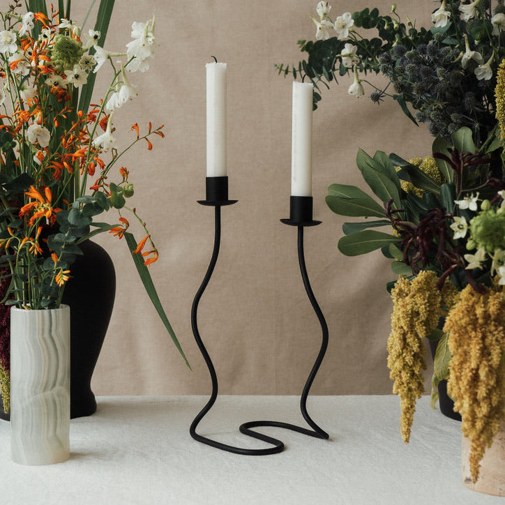 Connected squiggle candlestick