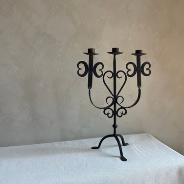 Vintage metal candlestick