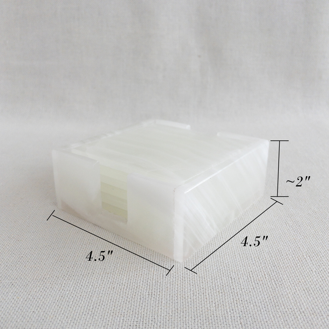 dimensions of onyx coasters for coffee table use