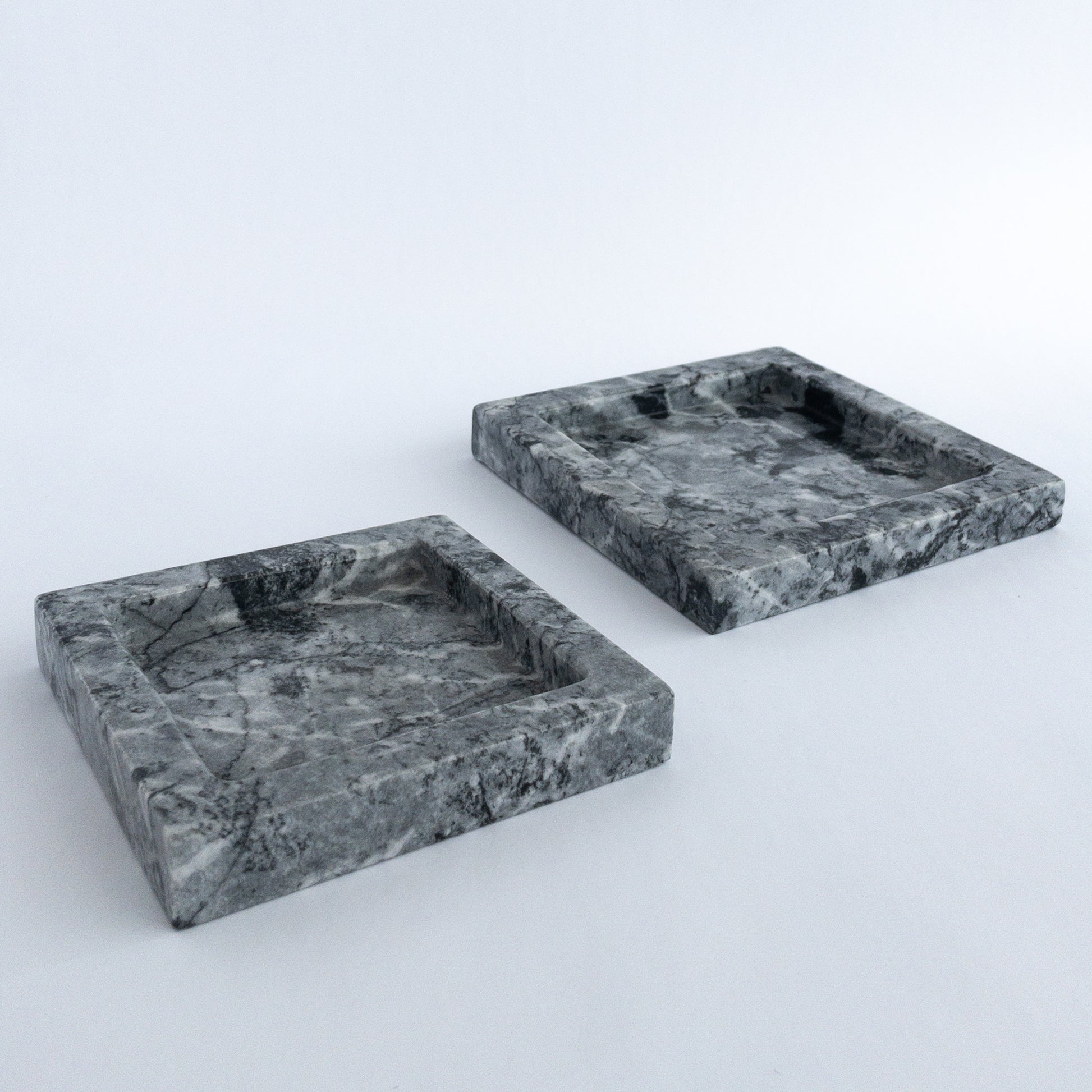 sculptural stone valet tray