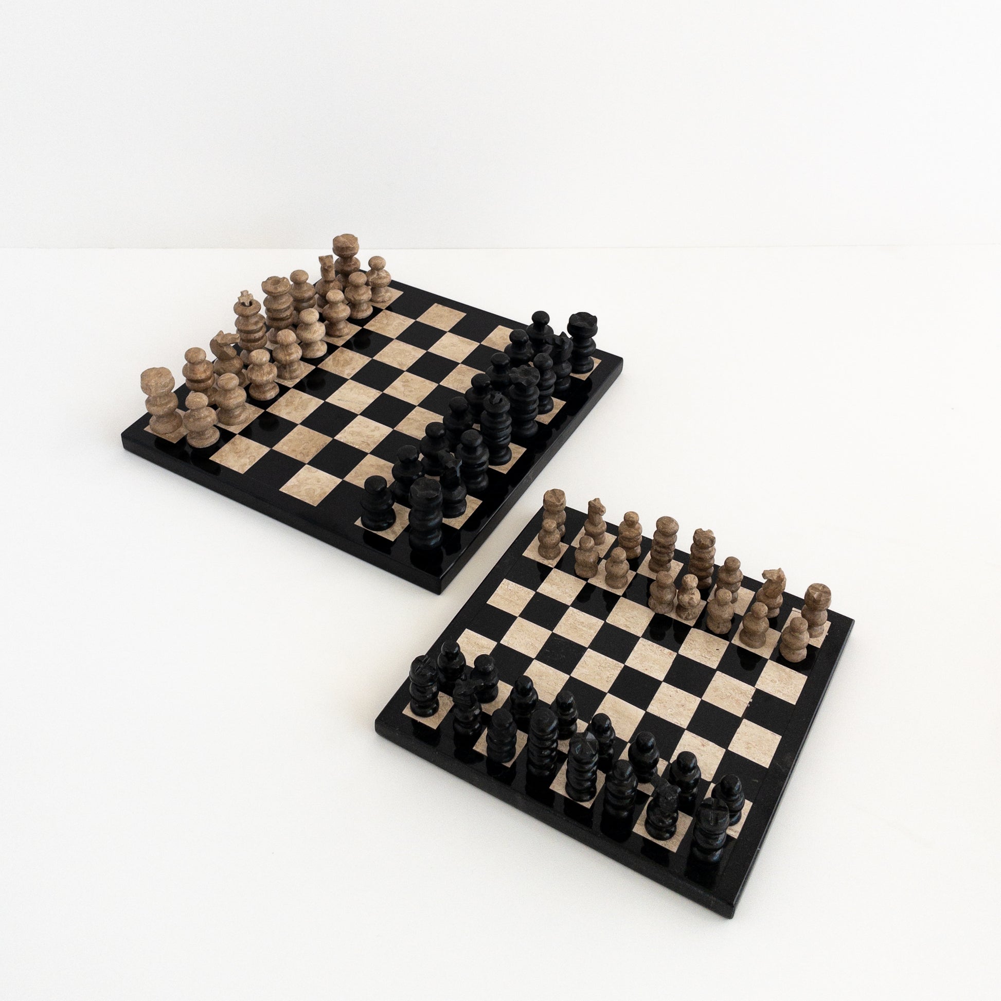 luxury stone chess set for housewarming or wedding gift